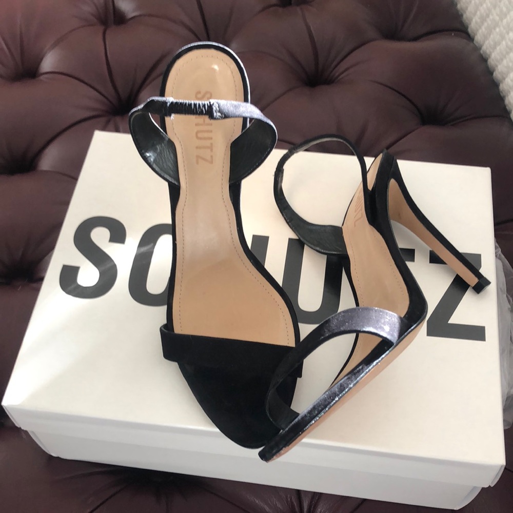 Schultz heels black suede